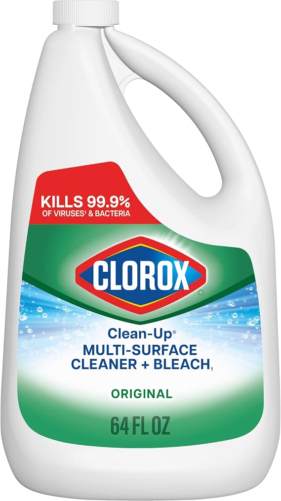Clorox Clean-Up Refill, All Purpose Cleaner with Bleach Original, 64 Ounce Refill Bottle - Package May Vary