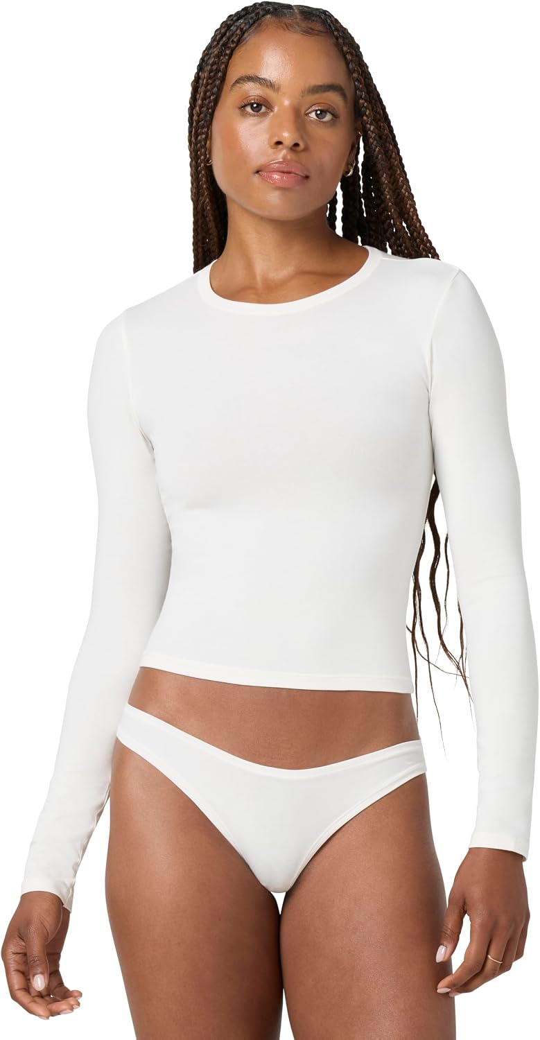 Florence by Mills Women's Soft Cotton Long Sleeve Top