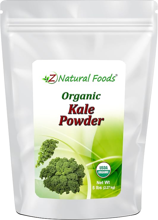 Z Natural Foods Organic Kale Powder - Vegan, Gluten Free, 80 oz