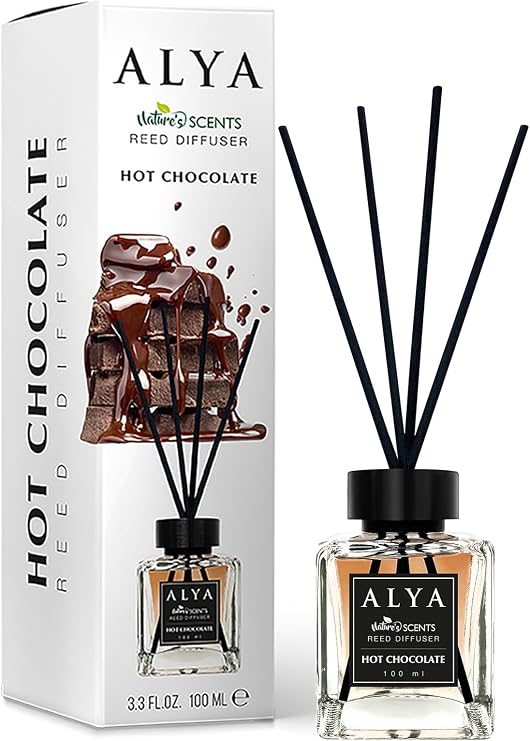 ALYA Nature's Scents Hot Chocolate Bambu Çubuklu Oda Kokusu- Sıcak Çikolata Kokusu