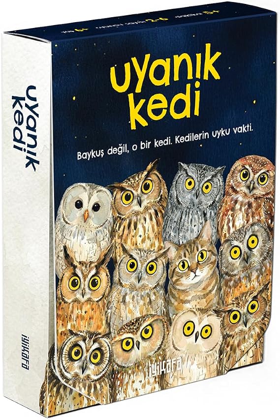 Uyanık Kedi – Eşleştirme Kart Oyunu | Baykuşları Eşleştir, Kediden Kurtul, Oyunu Kazan | 2-6 Oyuncu 6+ Yaş | Dikkat Odaklı Eğlence