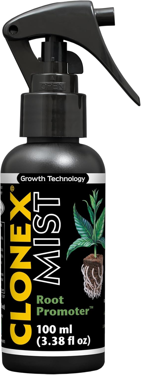 Clonex Mist Root Promoter Ready-to-Use Foliar Spray for Cuttings & Stock Plants, Supports Root Development in Plants - 100ml