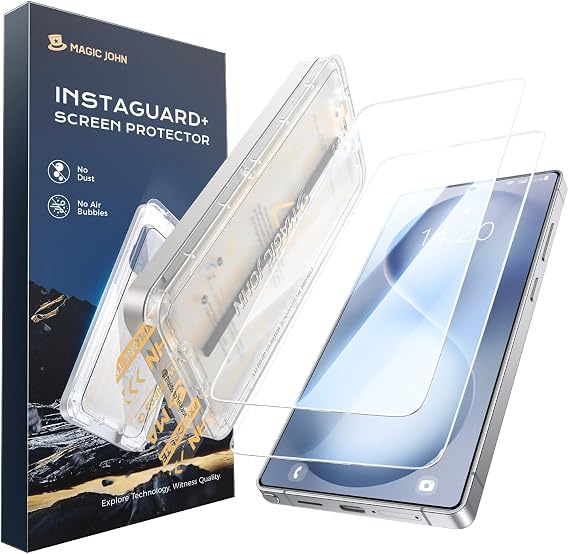 MAGIC JOHN 2 Pack 3rd Gen Screen Protector for Samsung Galaxy S26