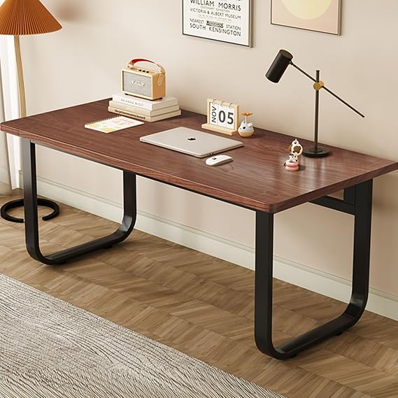 Modern Desk Computer Table Simple Style Desk for Home Office Executive Desk Writing Desk Industrial Laptop Pc Table Workstation for Home Office(B2,55 L x 23.6" W(140x60cm))