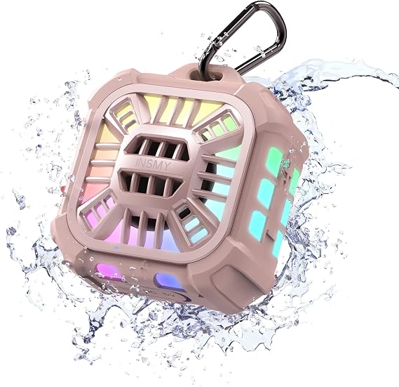 INSMY Shower Speaker IP67 Waterproof Bluetooth Speaker, Portable Small