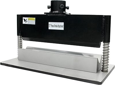 12 Sheet Metal Brake, Press Brake Attachment for Up to 38 Mild Steel and Aluminum. Works With Standard 12-20 Ton Hydraulic Press. Heavy Duty Steel Construction