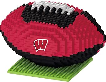 FOCO NCAA Unisex-Adult 3D BRXLZ Team Logo Football