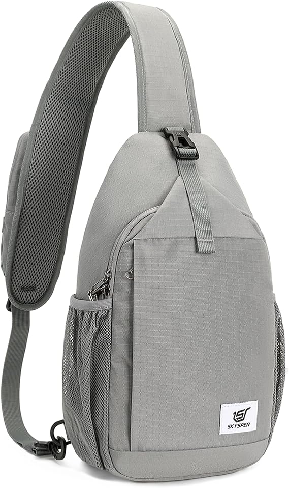SKYSPER Sling Bag RFID Cross Body Bag Recycled Crossbody Backpack Travel Daypack
