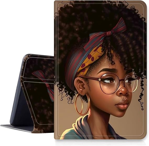 Case for Kindle Scribe 10.2" 22/24,African Black Woman