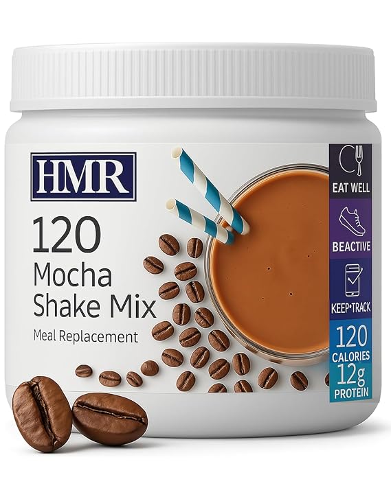 HMR 120 Mocha Meal Replacement Shake Powder, 12 Servings