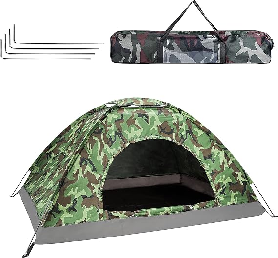 Queiting Camping Tent 2-3 Person Dome Tents Lightweight Backpacking Tents Easy Setup Lightweight for Hiking Fishing Backyard