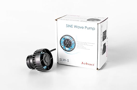 Jebao SLW-5 Wave Maker Flow Pump with Controller, 792 GPH, Black