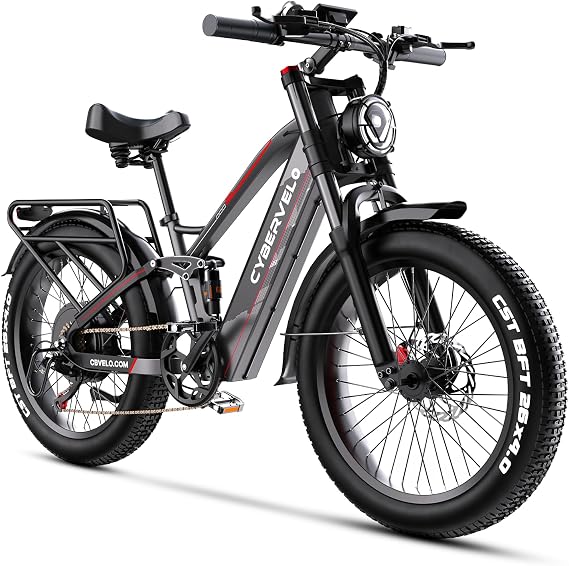 26 Electric Bike for Adult,5000w Peak,up 150 Miles 60V 50Ah Battery Ebike,26" x 4.0 Fat Tire Adult Electric Bicycles for All Terrain,Electric Mountain E-Bike,UL Certified Commuter Ebikes, 7-Speed
