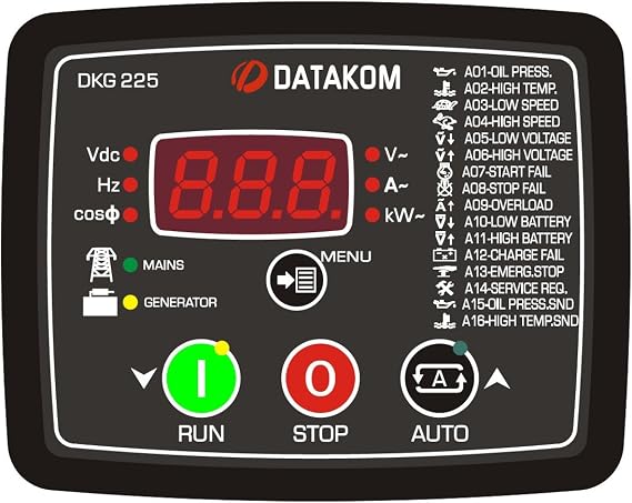 DKG-225 Automatic Mains Failure Controller with Battery Charger