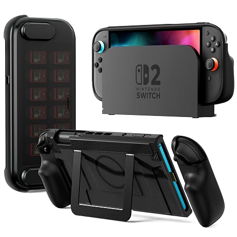 COOWPS P2 Dockable Split Protective Grip Case for Nintendo Switch 2