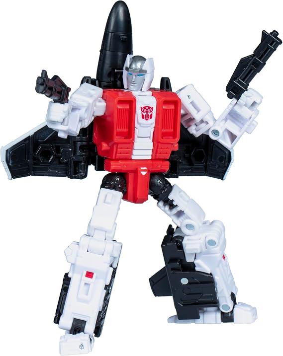 Transformers Age of the Primes Deluxe Class Airabot Airraid 5.5" Transforming Action Figure Robot Toy for Ages 8+ | Transformers Age of the Primes 6" Deluxe Class Action Figure 2025 Wave 1 - Airraid