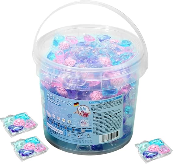 Clothing Washing Pods Deep Cleaning 70 Tablets Beads | Clothes Detergent Pods for Laundry for Towels T-Shirt Jeans Beddings Blouse Bathroom Home Dorm Room Apartment Hotel