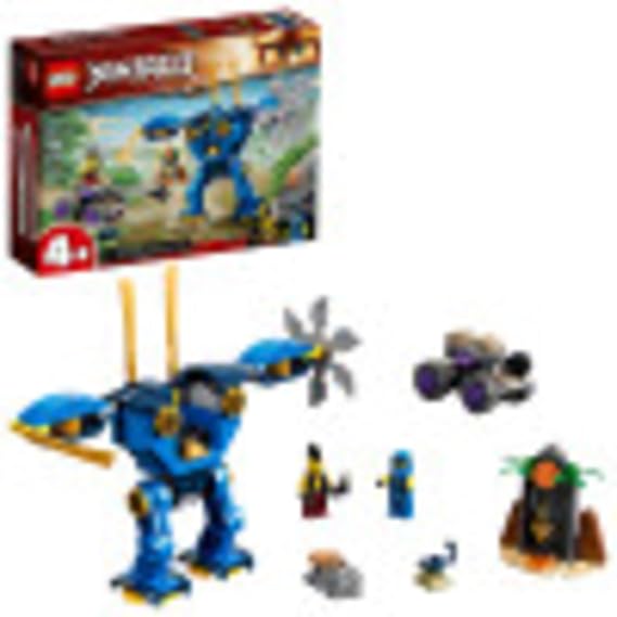 LEGO NINJAGO Legacy Jays Electro Mech 71740 Ninja Toy Building Kit Featuring Collectible Minifigures; Great Gift for Kids Aged 4 and Up Who Love Imaginative Toys, New 2021 (106 Pieces)