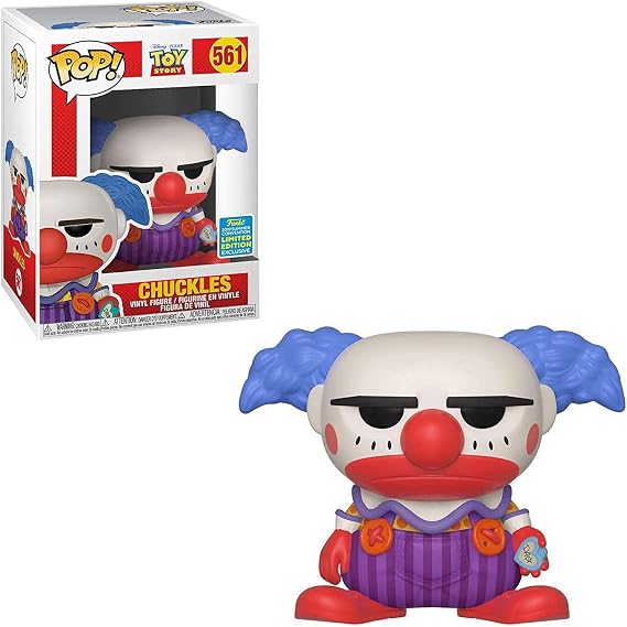 Funko Pop Disney: Toy Story 4 - Chuckles The Clown Vinyl Figure, Summer Convention, Multicolor, standart (40163)