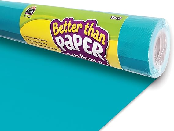 Teacher Created Resources Teal Better Than Paper Bulletin Board Roll 77368