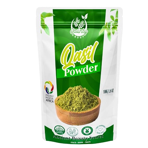 Jaunty Qasil Powder 100g Sidr Face & Hair Mask, Somalia Sourced