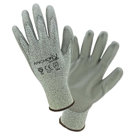 ANCHOR BLK MICROFOAM NITRILE 15 GA GRAY SML - 1 Each