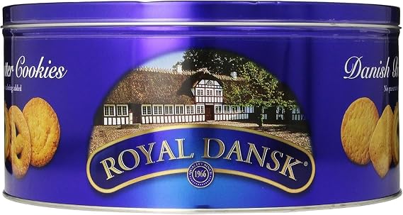 Royal Dansk Danish Butter Cookies, Traditional Butter Biscuits, 1.8 kg