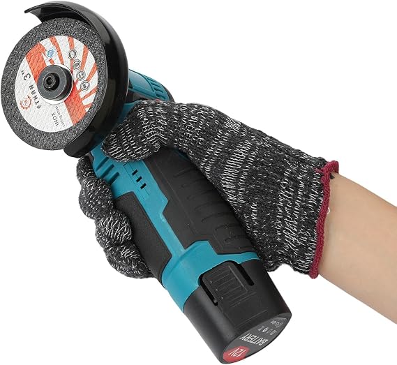 12V Angle Grinder, Cordless Angle Grinder, Mini Angle Grinder, Battery Operated 19500RPM Electric Polishing Machine, Cordless Cutter for Cutting, Sanding, Grinding and Polishing US Delivery