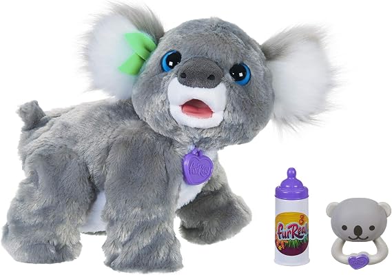 FurReal Koala Kristy Interactive Plush Pet Toy, 60+ Sounds & Reactions, Ages 4 and Up