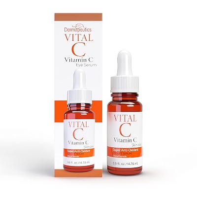 Vital C Vitamin C Serum for Eyes, 0.5 ounces | Anti Aging & Anti Wrinkle | Light Moisturizer | Skin Firming | Boosts Collagen | Anti Oxidant Rich