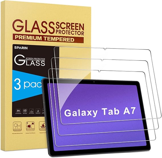 SPARIN 3 Pack Screen Protector for Samsung Galaxy Tab A7 2020 10.4 Inch