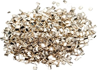 Silver Chip Solder Medium 3 Grams ~2000 pcs 0.5 x 1.0 x 0.25mm Ultra Tiny Made in USA by CRAFT WIRE