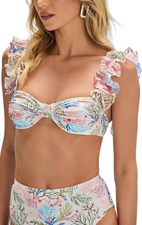 Seaweed Flutter Bikini Top