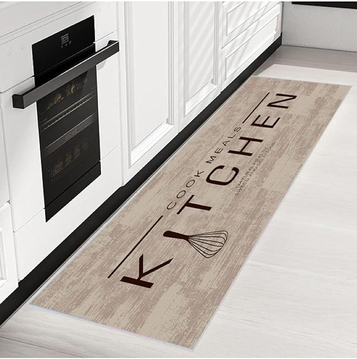 Rovigo Home Dijital Baskı Yıkanabilir Kaymaz Taban Mutfak Halısı RVG2053-SD519 80x150 cm