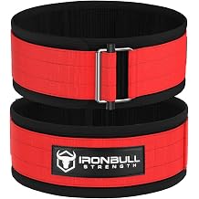 Lifting Belt for Weightlifting, Cross-Training, Olympic Lifting & Bodybuilding | Auto-Lock Padded Nylon Back Support for Squats, Deadlifts Bench Press, Gym, Workout