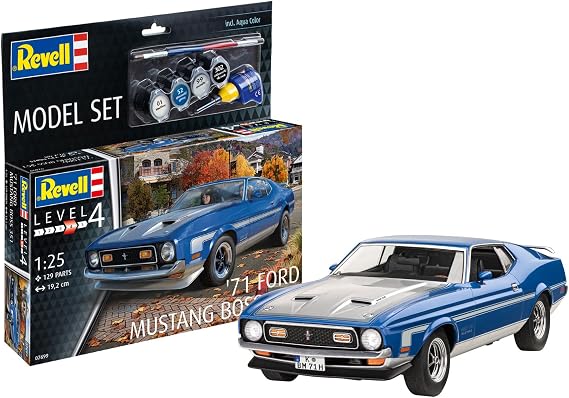 Revell, M.Set 71 Ford Mustang Boss 351, Toy