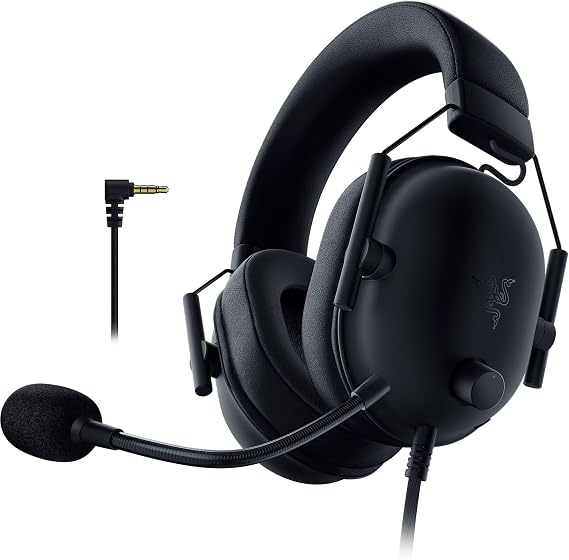 Razer Blackshark V2 X (Xbox) - Wired e-sports headset for Xbox S|X console (250g, cardioid microphone, 50mm drivers, passive noise cancellation, 3.5mm connector) Black