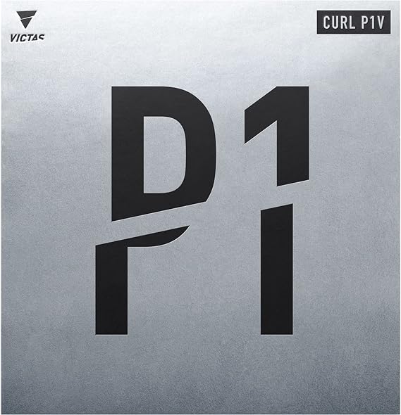 VICTAS Curl P1V - Long Pips Table Tennis Rubber Black / 1.0
