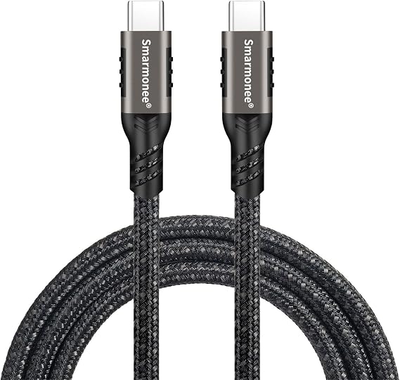 PQ066 100W USB-C & USB-C Cable 0.2m/0.5m/1m/1.5m/2m/3m Type C-C Cable, USB3.2, 20Gbps, 4K@60HZ, 5A, Rapid Charging, Fast Data Transfer, Supports Many Type-C Devices