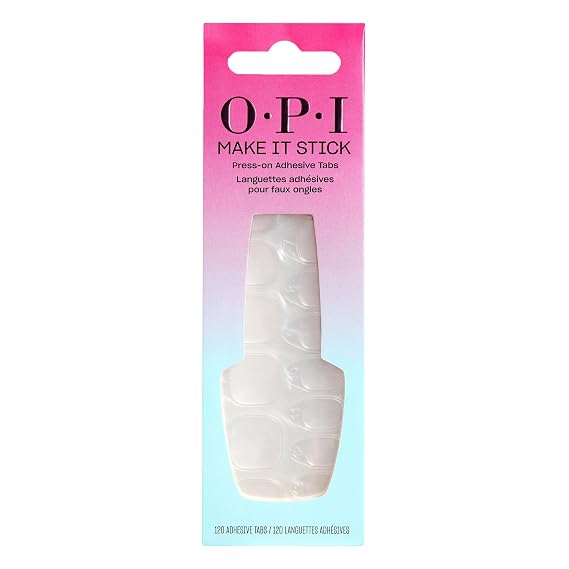 OPI Make It Stick | Nail Adhesive Press-On Tabs | Up to 14 Days of Wear