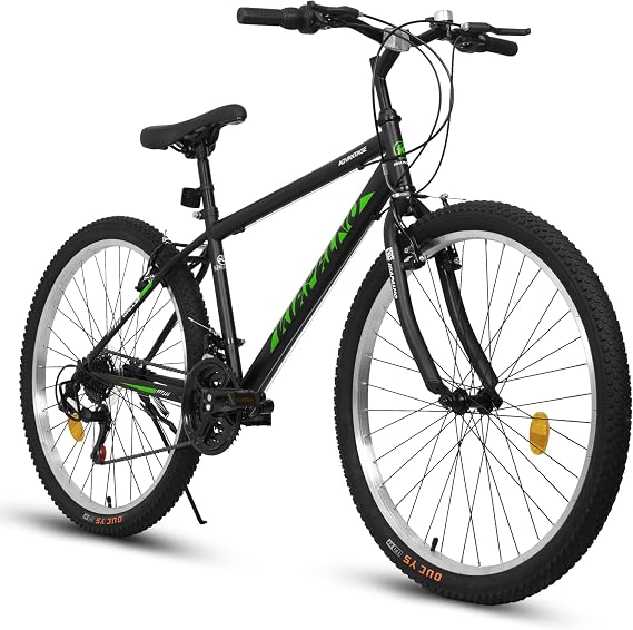 Mountain Bike 24 26 Inch for Men Women, 21 Speeds High-Carbon Steel Frame MTB Bike, Adult Teens Sport Bicycle for Snow City Commuters and Short Trip