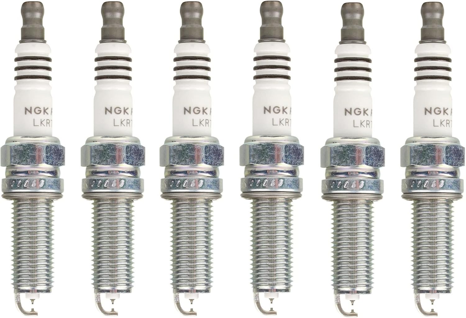 NGK Set of 6 Ruthenium HX Spark Plugs For Acura Honda Hyundai Kia Mitsubishi V6
