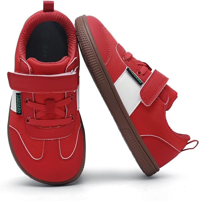 SAGUARO Kids' Barefoot Shoes, Wide Toe Box Zero Drop Walking Shoes