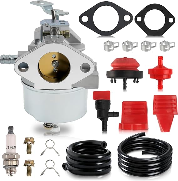 632334A Snowblower Carburetor for Tecumseh 632370A 632110 632111 | 632334 632370 632536 640105 Replaces Tecumseh 632334 Carburetor (Normal)