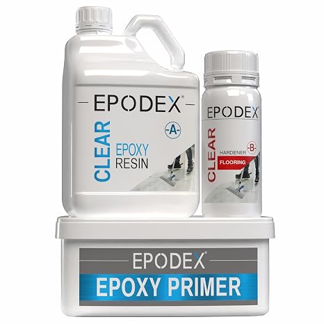 EPODEX Flooring Resin, Metallic - Flame Copper & Dark Brown - 8.92gal