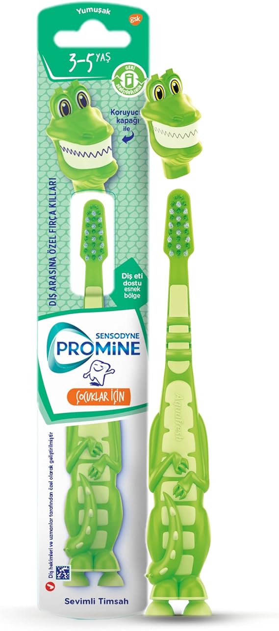 Sensodyne 3-5 Yaş Çocuk Diş Fırçası Yumuşak - Timsah