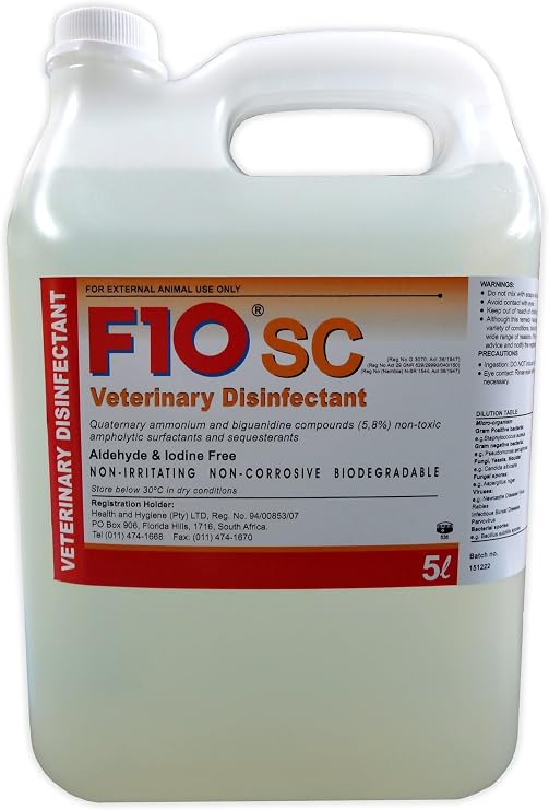 F10SC (Super Concentrate) Disinfectant Cleaning Solution (5 Litre)