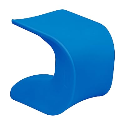 ECR4Kids Wave Seat, 18in - 19.6in Seat Height, Perch Stool, Blue