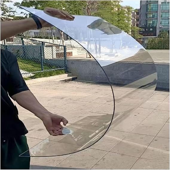 Polycarbonate Panel Roofing Sheets, High Impact Clear Plastic Fabrication Sheet, Greenhouse Sheets, for Shed Windows Greenhouse(0.6x1m/2x3.3ft)