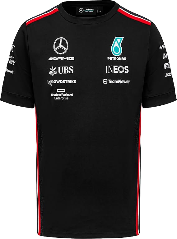 PUM'S Mercedes AMG Petronas F1 Team Replica T-Shirt Black 2023 L